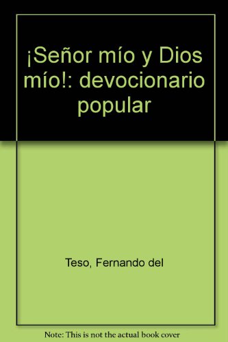 Devocionario popular. Señor mío y Dios mío.