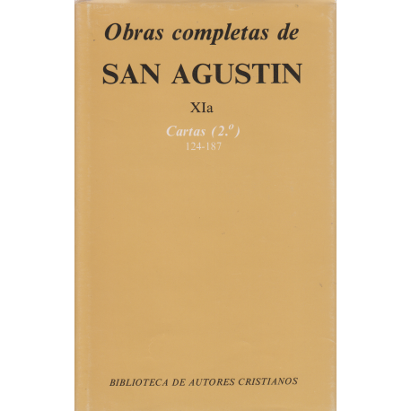 Obras completas de San Agustín. XIa: Cartas (2.º): 124-187