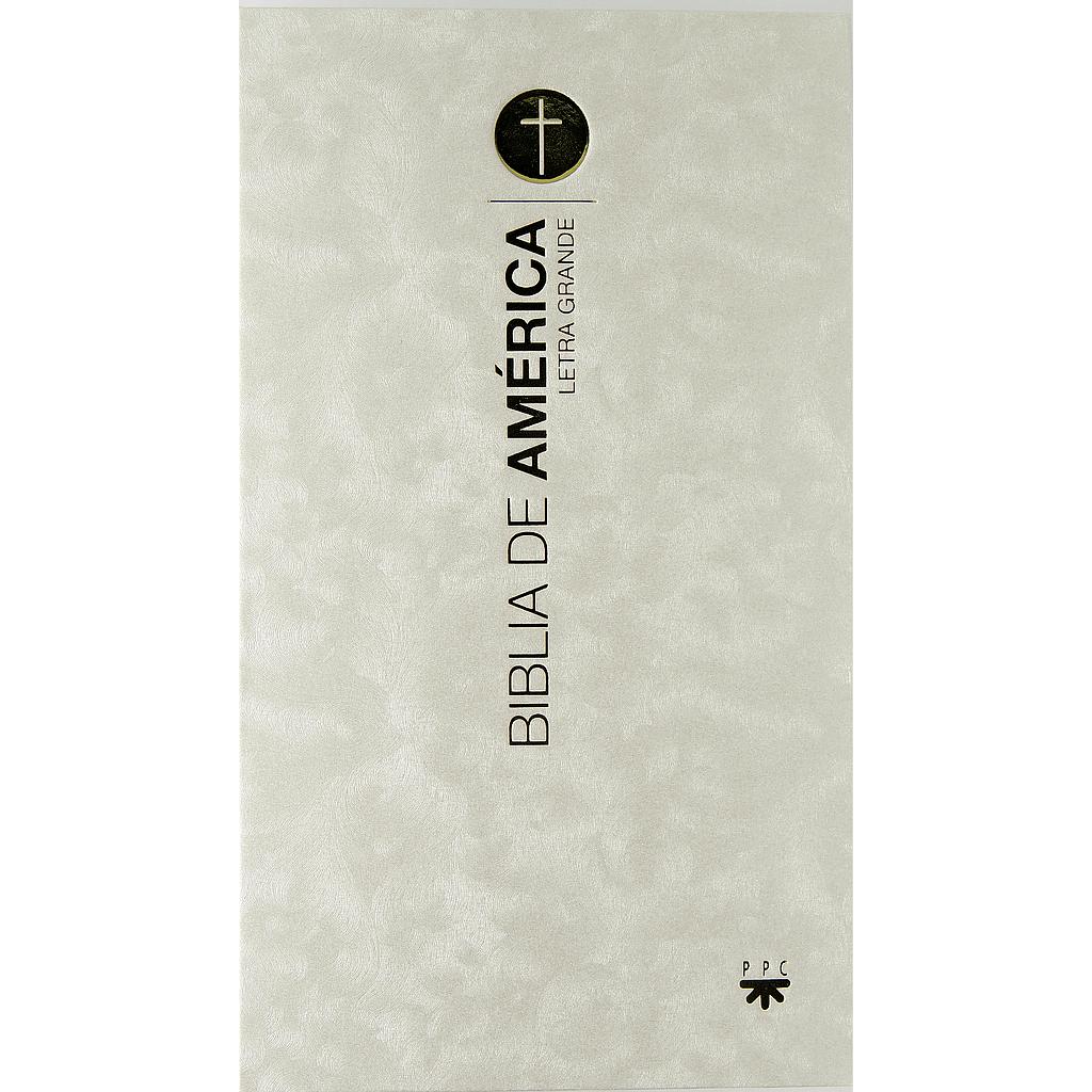 Biblia de América. Letra Grande [Nacarada]