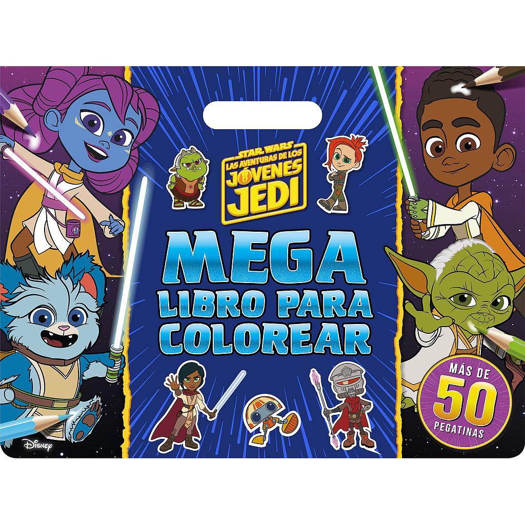 Star Wars. Las aventuras de los jóvenes Jedi. Megalibro para colorear
