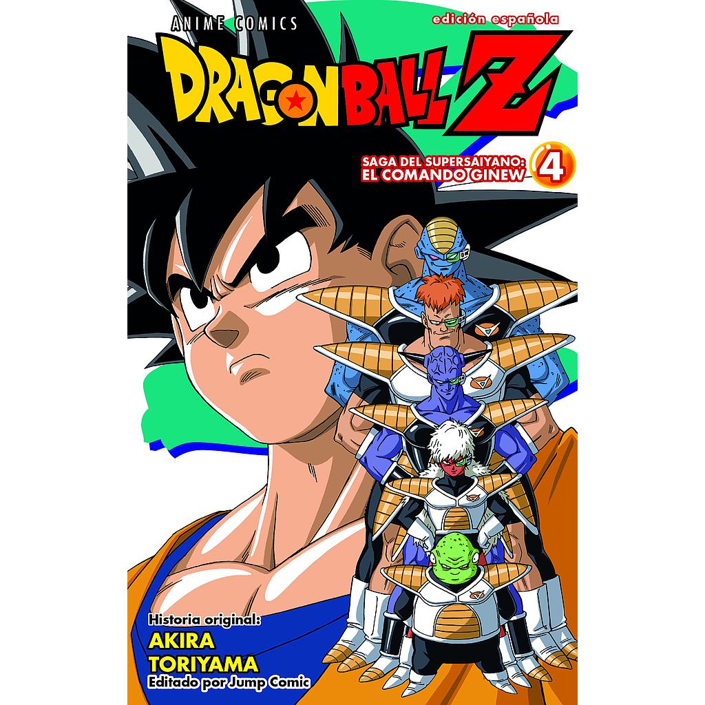 Dragon Ball Z Anime Comics Saga del comando Ginew nº 04/06