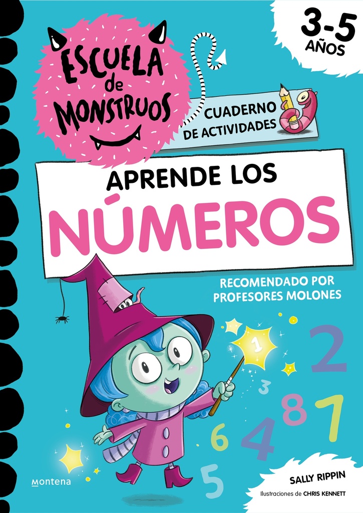 Escuela de Monstruos. Cuaderno de actividades - Aprende los NÚMEROS