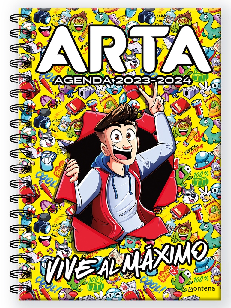 Arta Game - Agenda escolar 2023-2024. Vive al máximo