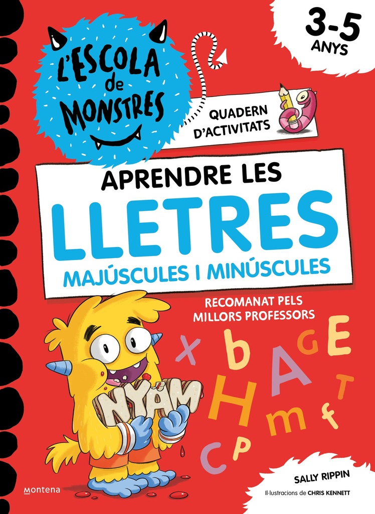 L'Escola de Monstres. Quadern d'activitats - Aprendre les LLETRES majúscules i minúscules