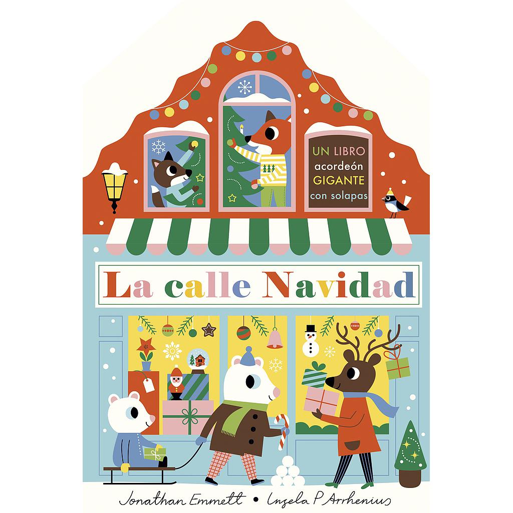 La calle Navidad. Libro acordeón