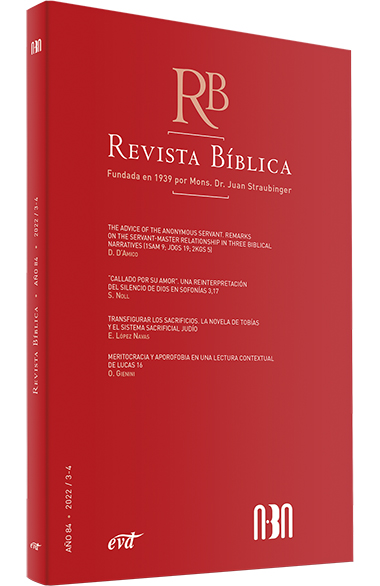 Revista Bíblica 2022/3-4- Año 84