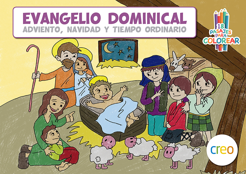Evangelio Dominical para colorear