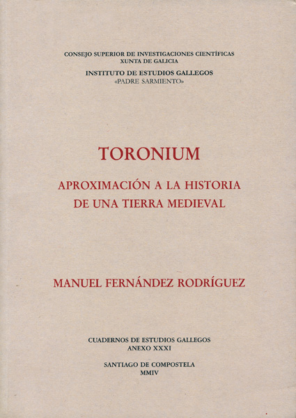 Toronium: aproximación a la historia de una tierra medieval