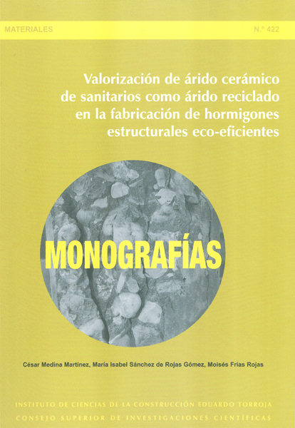 Valorización de árido cerámico de sanitarios como árido reciclado en la fabricac