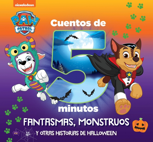 Paw Patrol | Patrulla Canina. Recopilatorio de cuentos - Cuentos de 5 minutos. Fantasmas, monstruos y otras historias de Halloween