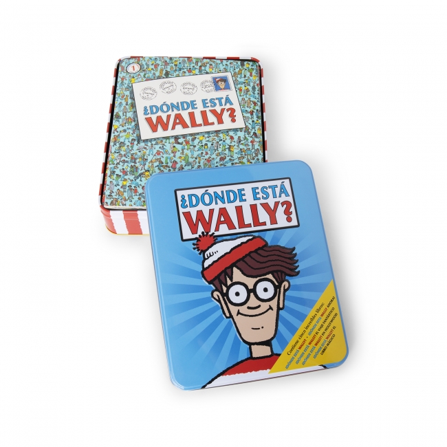 ¿Dónde está Wally? - En una caja metálica que contiene cinco increíbles libros