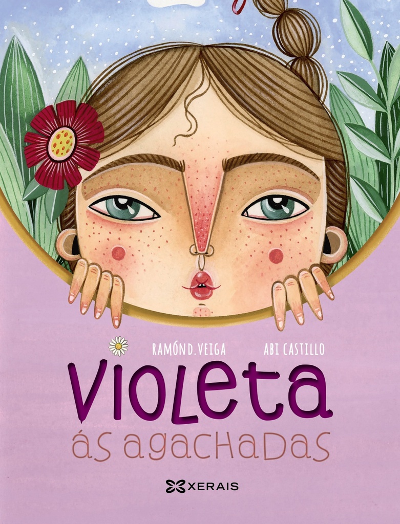 Violeta ás agachadas