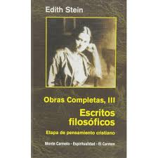 Edith Stein Obras Completas tomo III