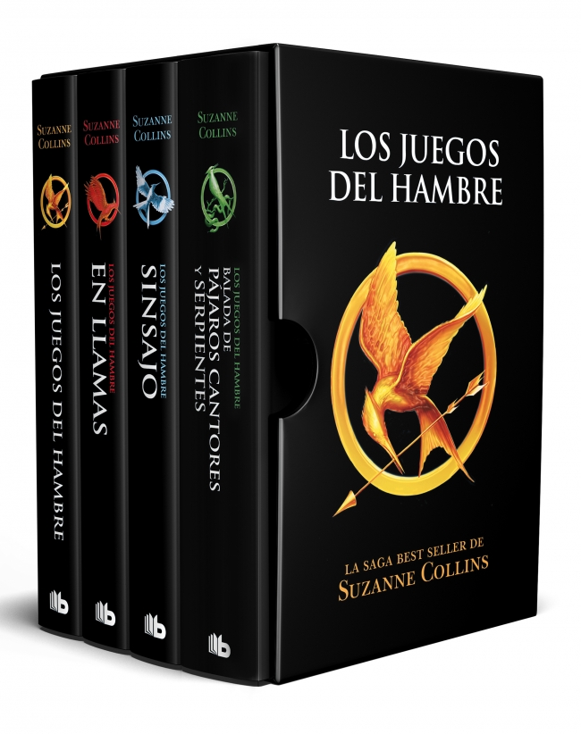 Serie Los Juegos del Hambre - Los juegos del hambre (estuche con: Los juegos del hambre|En llamas|Sinsajo|Balada de pájaros cantores y serpientes)