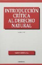 INTROD.CRITICA DCHO.NATURAL