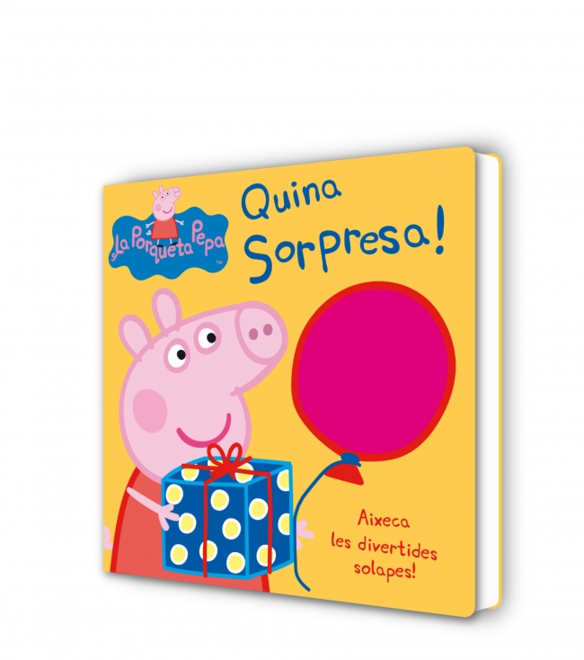 Peppa Pig. Llibre de cartró amb solapes - Quina sorpresa!