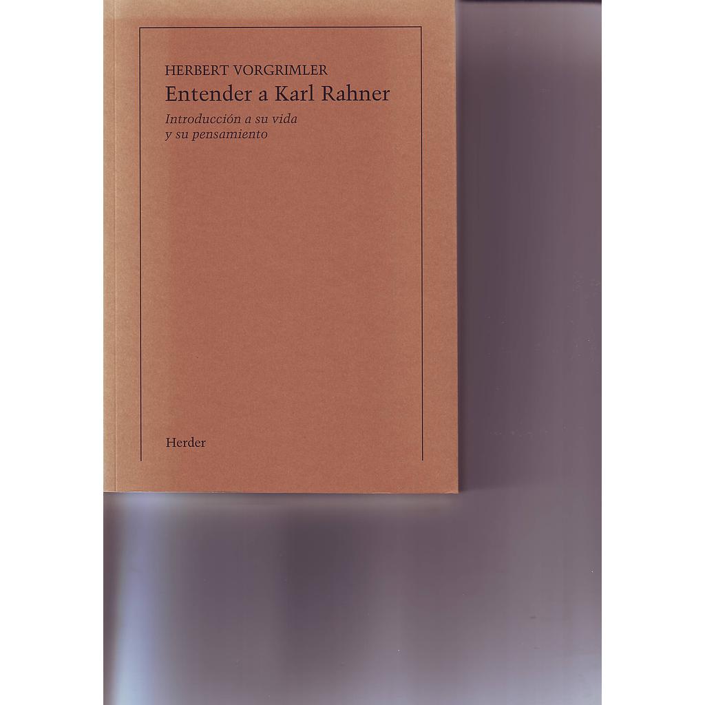 Entender a Karl Rahner