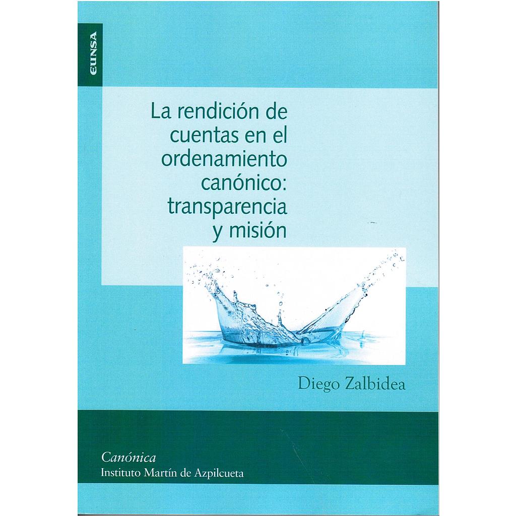 La rendición de cuentas en el ordenamiento canónico