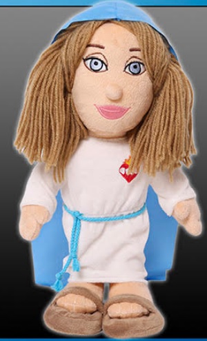 Peluche Virgen María Inmaculado corazón