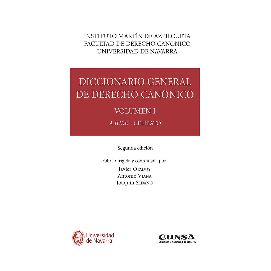 Diccionario general de derecho canónico (Vol. I-VII)