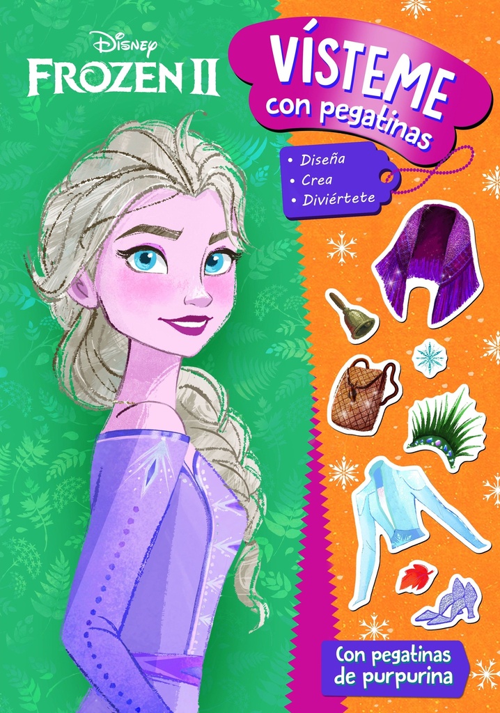 Frozen 2. Vísteme con pegatinas