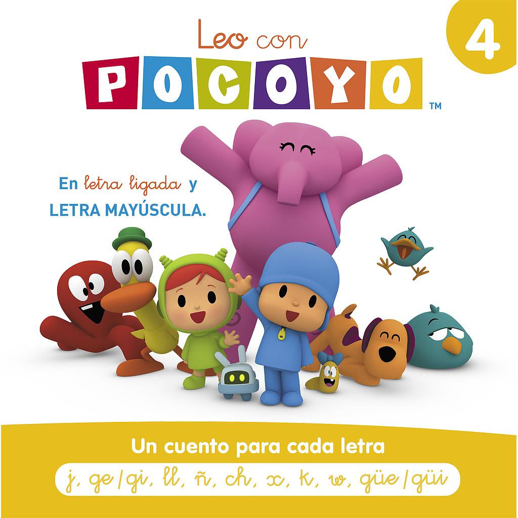 Pocoyó. Lectoescritura - Leo con Pocoyó. Un cuento para cada letra: j, ge/gi, ll, ñ, ch, x, k, w, güe/güi