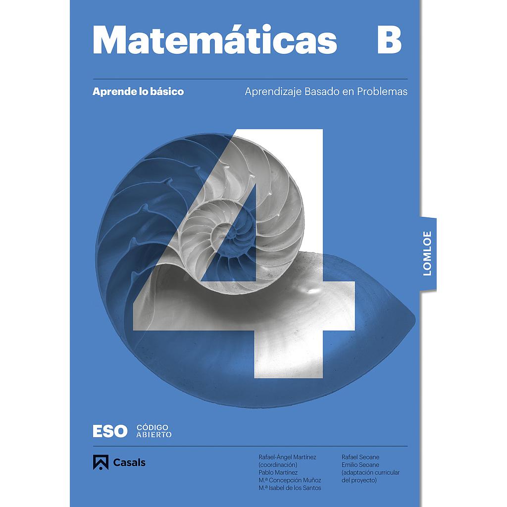 Aprende lo básico. Matemáticas 4 B ESO. LOMLOE