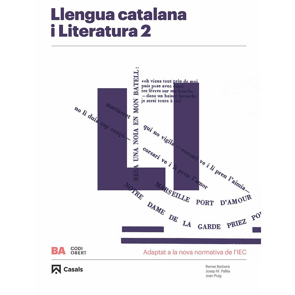 Llengua catalana i Literatura 2 BA 2020