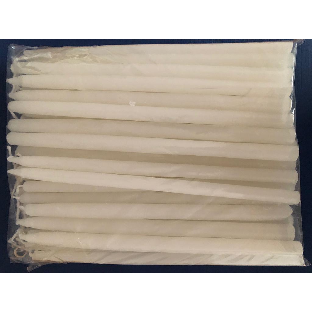 Candela blanca bolsa 1 kg (60 a 70 u)