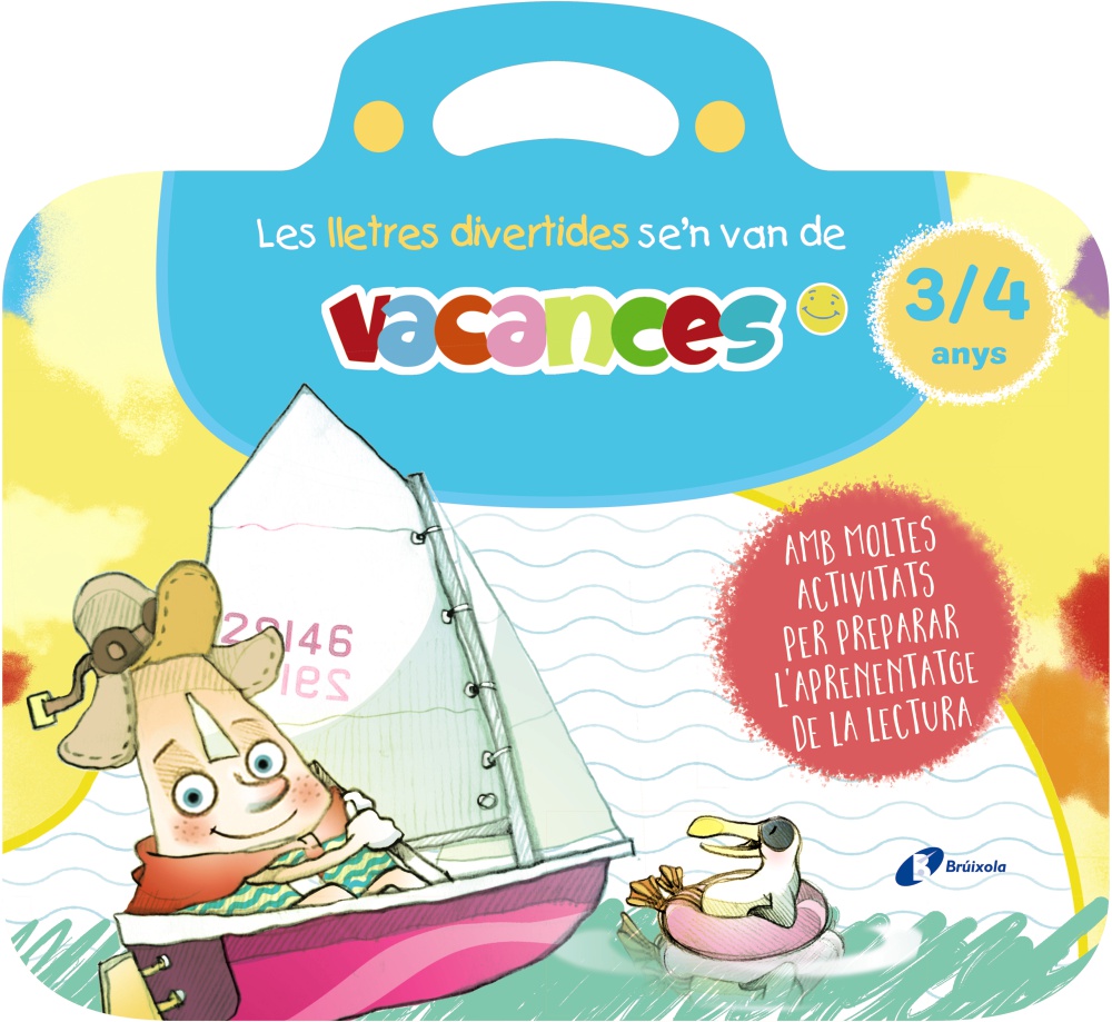 Les lletres divertides se'n van de vacances. 3-4 anys