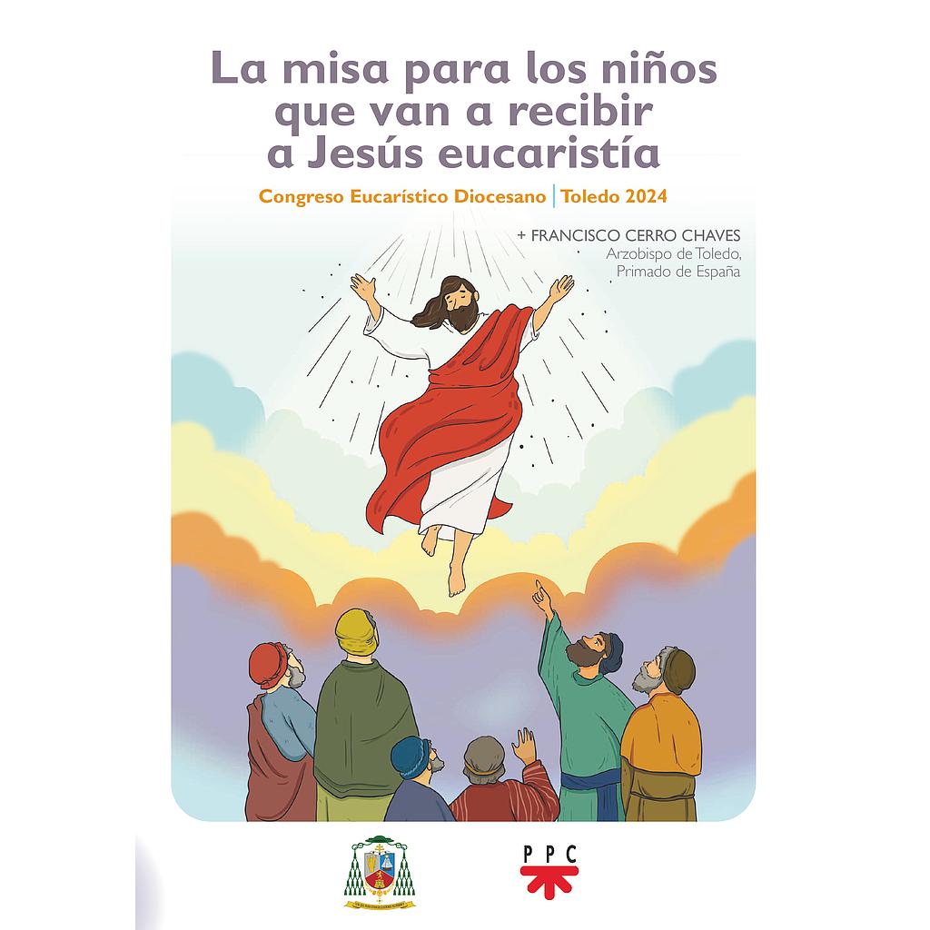 La misa para los niños que van a recibir a Jesús eucaristía