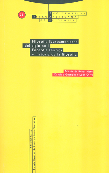 Filosofía Iberoamericana del siglo XX. Vol. I