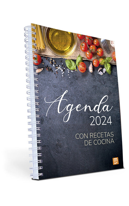 Agenda 2024 - Con recetas de cocina