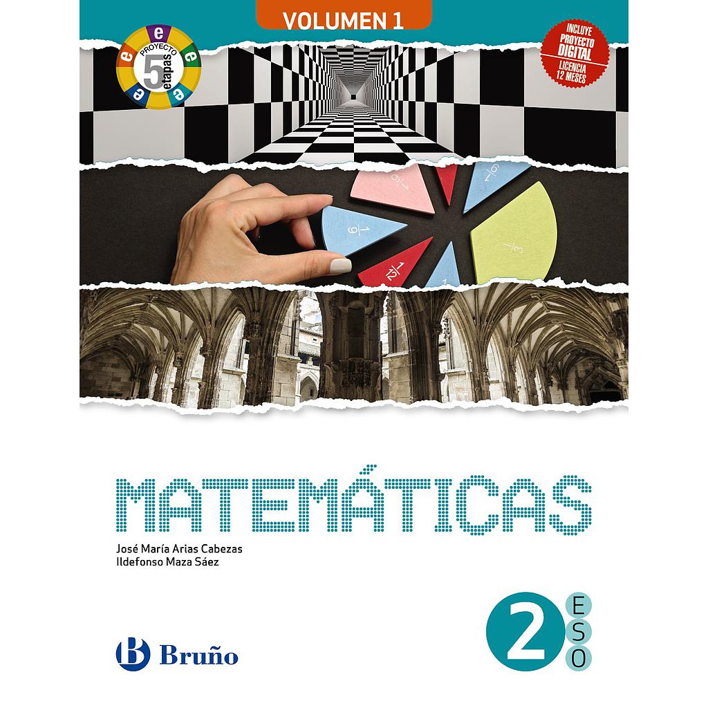 Matemáticas 2 ESO 3 volúmenes Proyecto 5 etapas