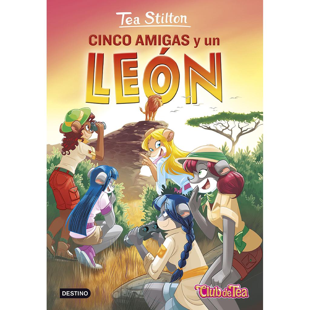 Cinco amigas y un león