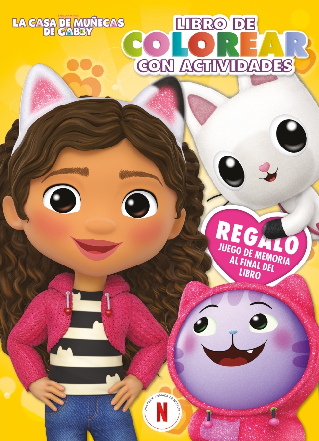 La casa de muñecas de Gabby. Actividades - Libro de colorear con actividades