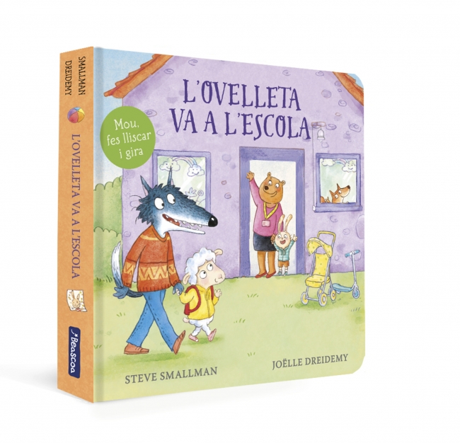 L'ovelleta va a l'escola (L'ovelleta que va venir a sopar. Llibre de cartró amb mecanismes)
