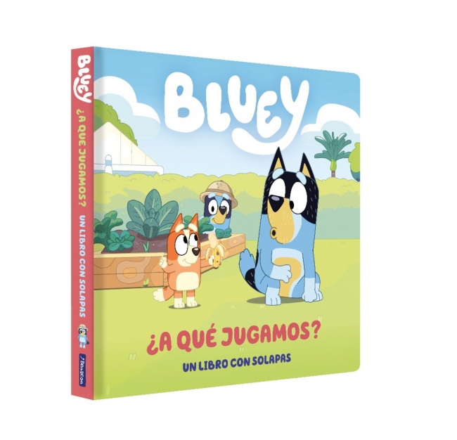 Bluey. Libro de cartón con solapas - ¿A qué jugamos?