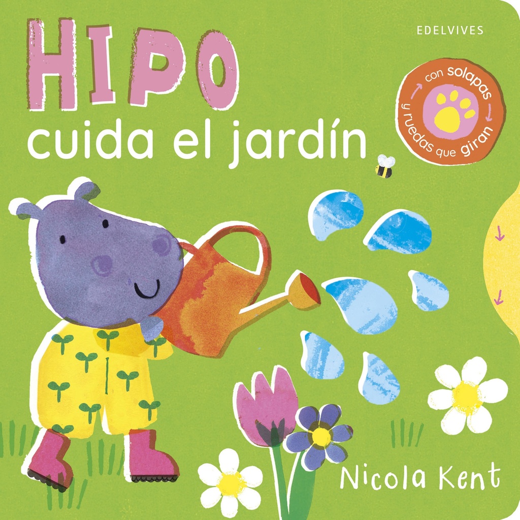 Hipo cuida el jardín