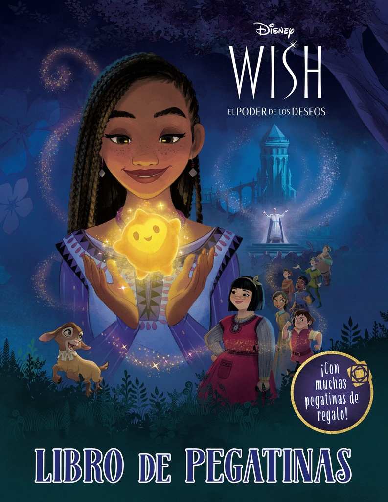 Wish: El poder de los deseos. Libro de pegatinas