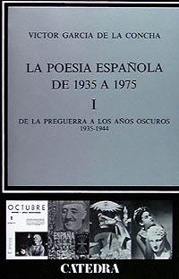 Poesía española de postguerra, I