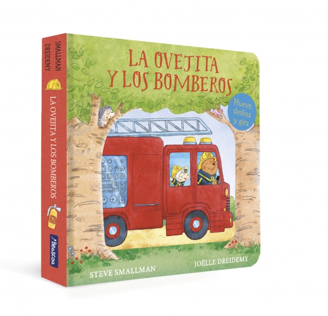 La ovejita y los bomberos (La ovejita que vino a cenar. Libro de cartón con mecanismos)