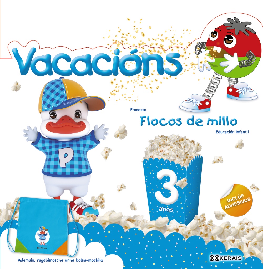 Flocos de millo. Vacacións 3 anos