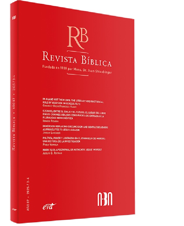 Revista Bíblica 2025/3-4 Año 87