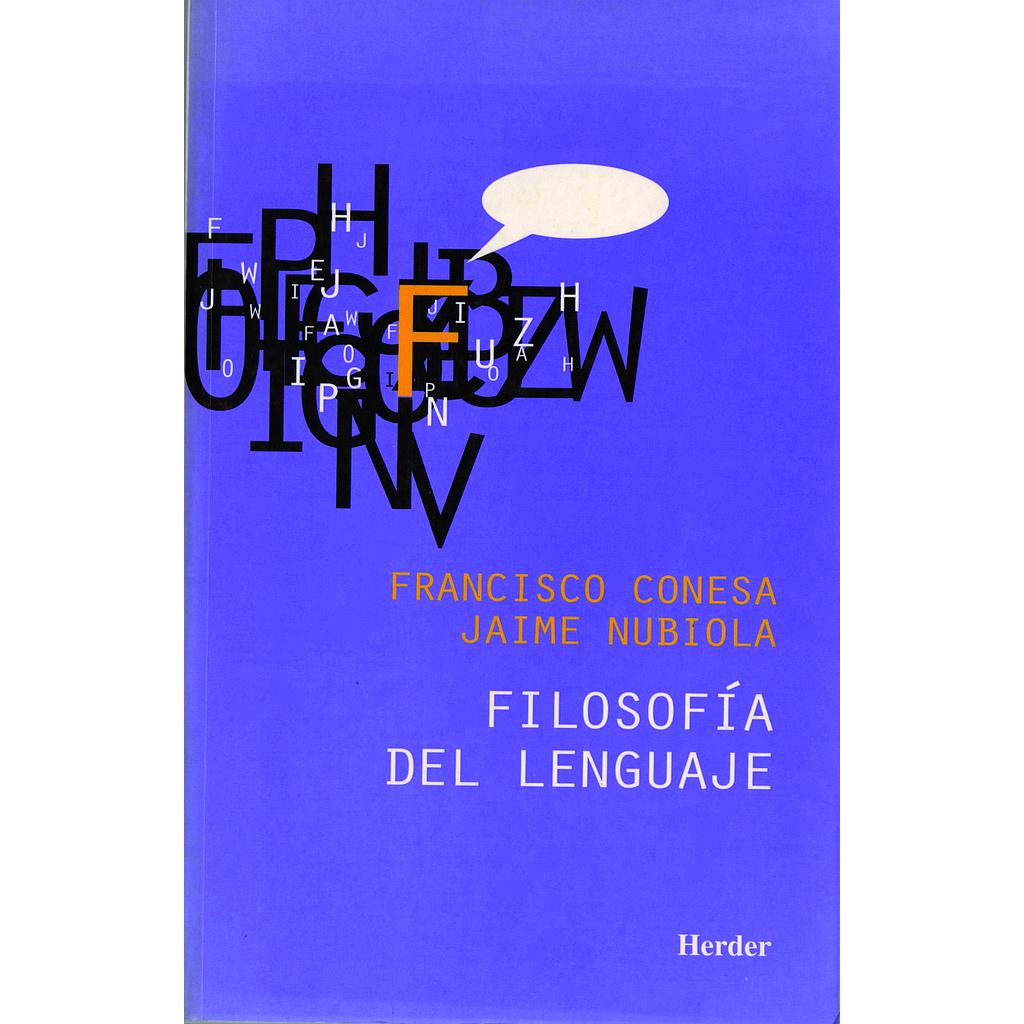 FILOSOFIA DEL LENGUAJE