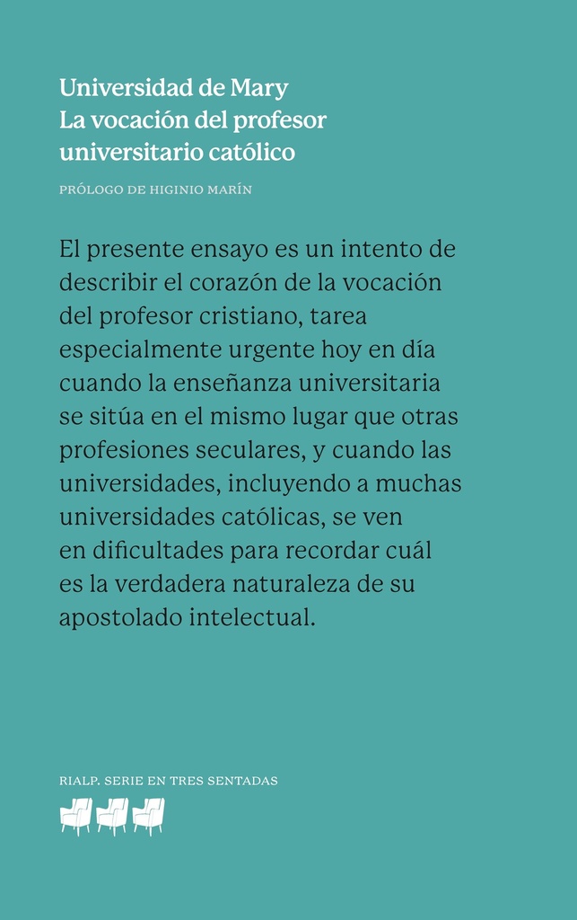 La vocación del profesor universitario católico