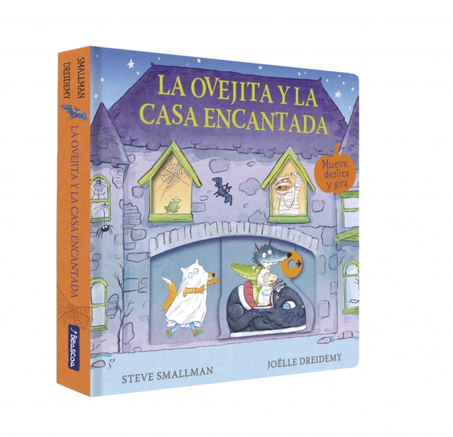 La ovejita y la casa encantada (La ovejita que vino a cenar. Libro de cartón con mecanismos)
