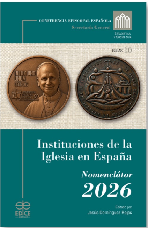 Instituciones de la Iglesia en España. Nomenclátor 2026