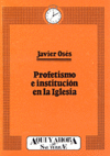 Profetismo e institución en la Iglesia