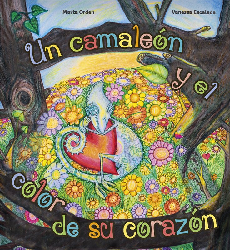 Un camaleón y el color de su corazón